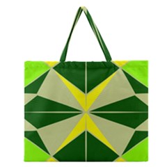 Abstract Pattern Geometric Backgrounds   Zipper Large Tote Bag by Eskimos