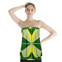 Abstract Pattern Geometric Backgrounds   Strapless Top by Eskimos