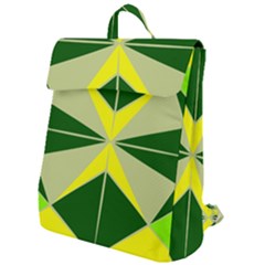 Abstract Pattern Geometric Backgrounds   Flap Top Backpack by Eskimos