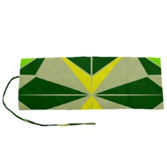 Abstract Pattern Geometric Backgrounds   Roll Up Canvas Pencil Holder (s) by Eskimos