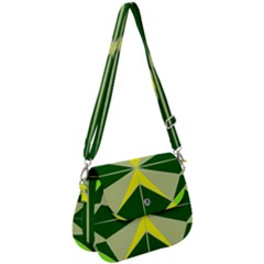 Abstract Pattern Geometric Backgrounds   Saddle Handbag by Eskimos