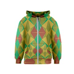 Abstract Pattern Geometric Backgrounds   Kids  Zipper Hoodie by Eskimos