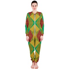 Abstract Pattern Geometric Backgrounds   Onepiece Jumpsuit (ladies) by Eskimos