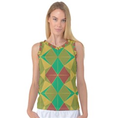 Abstract Pattern Geometric Backgrounds   Women s Basketball Tank Top by Eskimos