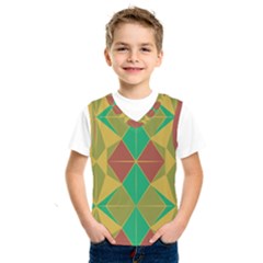 Abstract Pattern Geometric Backgrounds   Kids  Basketball Tank Top by Eskimos