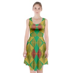 Abstract Pattern Geometric Backgrounds   Racerback Midi Dress by Eskimos