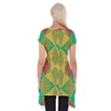 Abstract pattern geometric backgrounds   Short Sleeve Side Drop Tunic View2