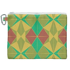 Abstract Pattern Geometric Backgrounds   Canvas Cosmetic Bag (xxl) by Eskimos