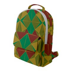 Abstract Pattern Geometric Backgrounds   Flap Pocket Backpack (large) by Eskimos