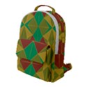 Abstract pattern geometric backgrounds   Flap Pocket Backpack (Large) View1