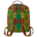 Abstract pattern geometric backgrounds   Flap Pocket Backpack (Large) View3