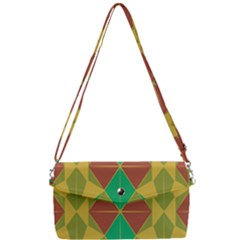 Abstract Pattern Geometric Backgrounds   Removable Strap Clutch Bag by Eskimos