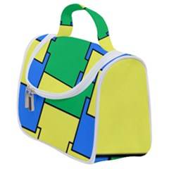 Abstract Pattern Geometric Backgrounds   Satchel Handbag by Eskimos