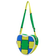 Abstract Pattern Geometric Backgrounds   Heart Shoulder Bag by Eskimos