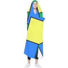 Abstract Pattern Geometric Backgrounds   Wearable Blanket by Eskimos