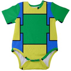 Abstract Pattern Geometric Backgrounds   Baby Short Sleeve Onesie Bodysuit by Eskimos