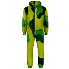 Abstract Pattern Geometric Backgrounds   Hooded Jumpsuit (men) by Eskimos