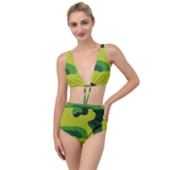 Abstract Pattern Geometric Backgrounds   Tied Up Two Piece Swimsuit by Eskimos