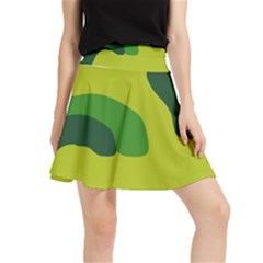 Abstract Pattern Geometric Backgrounds   Waistband Skirt