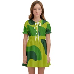 Abstract Pattern Geometric Backgrounds   Kids  Sweet Collar Dress by Eskimos