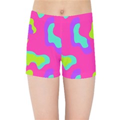 Abstract Pattern Geometric Backgrounds   Kids  Sports Shorts by Eskimos