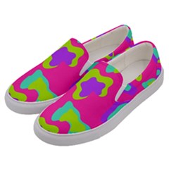 Abstract Pattern Geometric Backgrounds   Men s Canvas Slip Ons by Eskimos