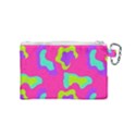 Abstract pattern geometric backgrounds   Canvas Cosmetic Bag (Small) View2