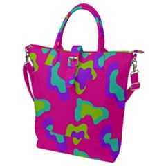 Abstract Pattern Geometric Backgrounds   Buckle Top Tote Bag by Eskimos