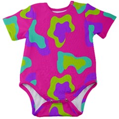 Abstract Pattern Geometric Backgrounds   Baby Short Sleeve Onesie Bodysuit