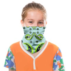 Floral Pattern Paisley Style  Face Covering Bandana (kids) by Eskimos