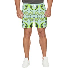 Floral Pattern Paisley Style  Men s Runner Shorts by Eskimos