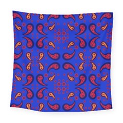 Floral Pattern Paisley Style  Square Tapestry (large) by Eskimos