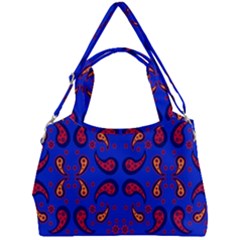 Floral Pattern Paisley Style  Double Compartment Shoulder Bag by Eskimos