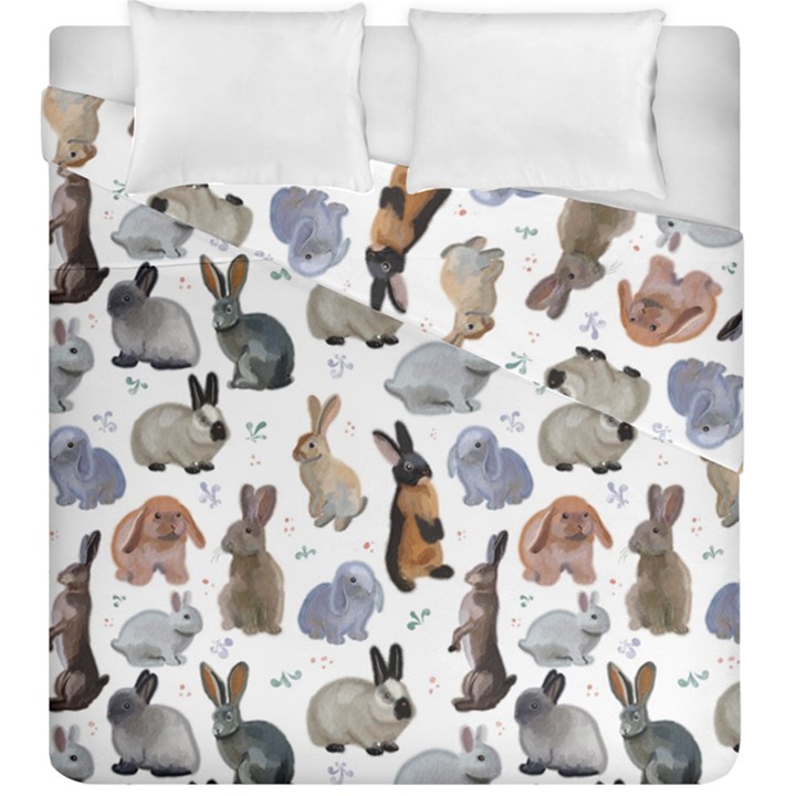 Funny Bunny Duvet Cover Double Side (King Size)