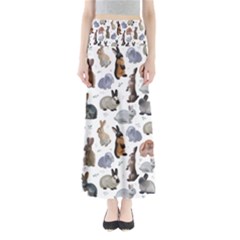 Funny Bunny Full Length Maxi Skirt by SychEva