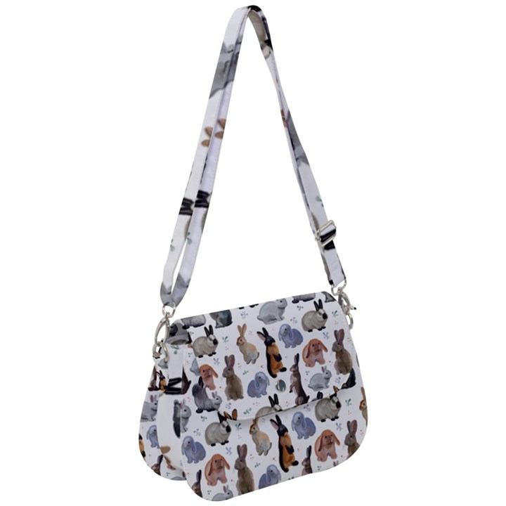 Funny Bunny Saddle Handbag