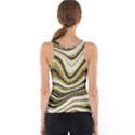 Gold Glitter Marble Background 2 Tank Top View2