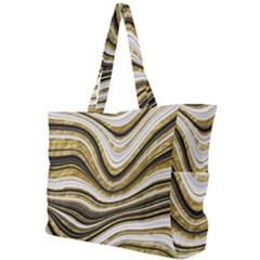 Gold Glitter Marble Background 2 Simple Shoulder Bag by befabulous