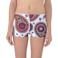 Paisley Pattern Reversible Boyleg Bikini Bottoms by befabulous