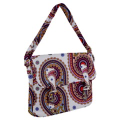 Paisley Pattern Buckle Messenger Bag by befabulous