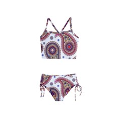 Paisley Pattern Girls  Tankini Swimsuit by befabulous