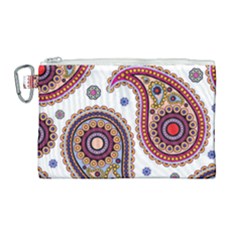 Paisley Pattern Canvas Cosmetic Bag (large) by befabulous