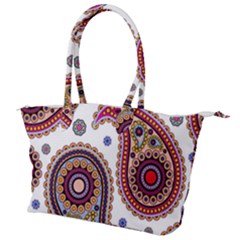 Paisley Pattern Canvas Shoulder Bag by befabulous