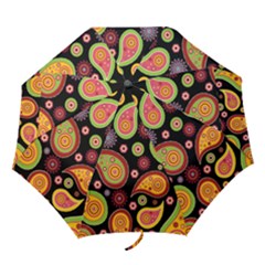 Paisley Pattern Design Folding Umbrellas by befabulous