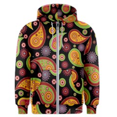 Paisley Pattern Design Men s Zipper Hoodie by befabulous