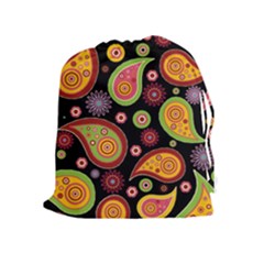 Paisley Pattern Design Drawstring Pouch (xl) by befabulous