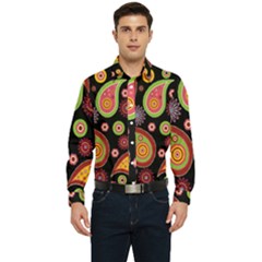 Paisley Pattern Design Men s Long Sleeve  Shirt