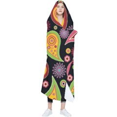 Paisley Pattern Design Wearable Blanket by befabulous