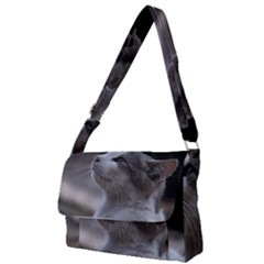 Kitty Full Print Messenger Bag (s) by DimitriosArt