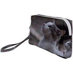 Kitty Wristlet Pouch Bag (small) by DimitriosArt